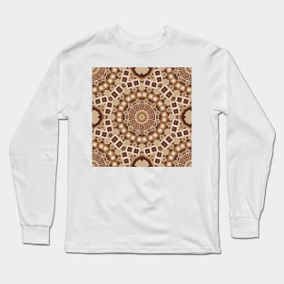 Earthy Tones Mandala Long Sleeve T-Shirt